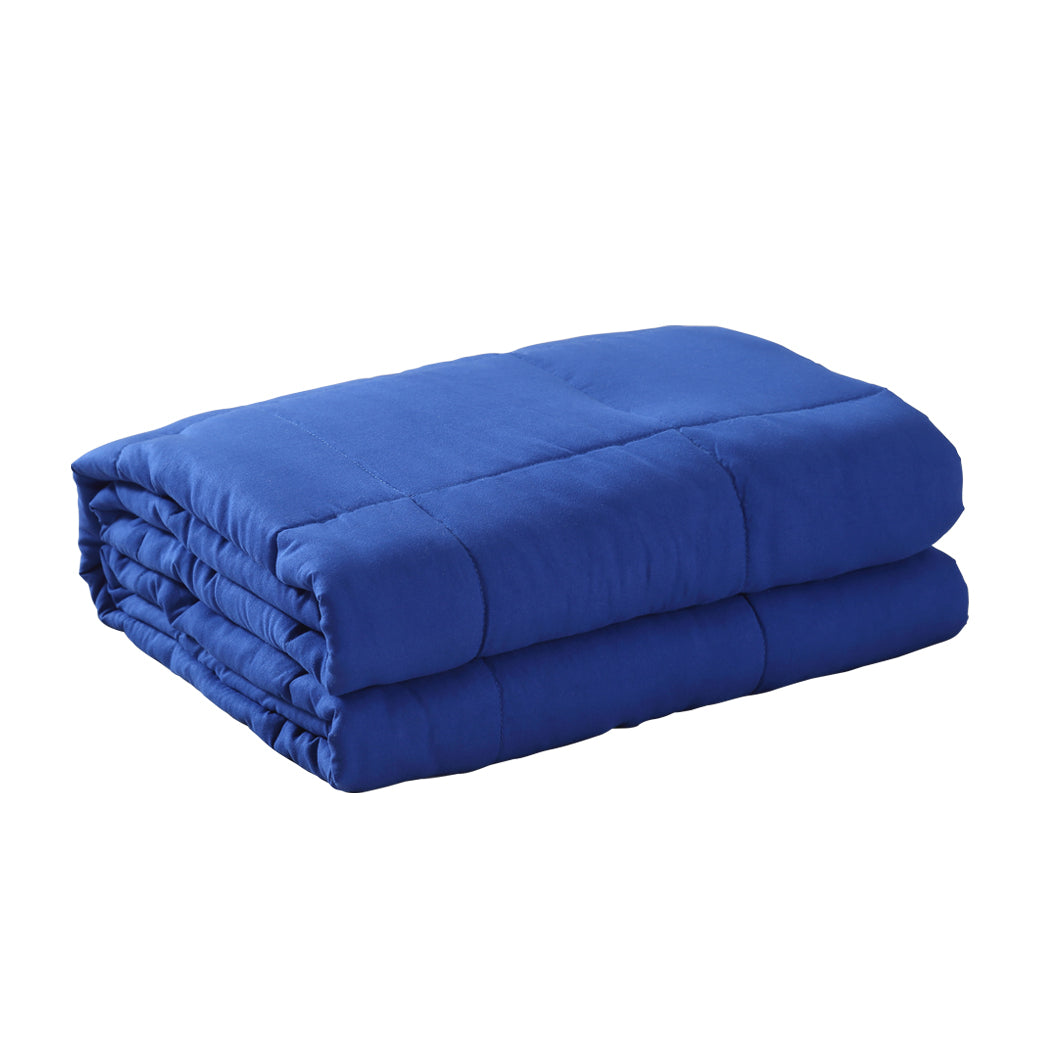 DreamZ Weighted Blanket Heavy Gravity Deep Relax 7KG Adult Double Navy Deals499