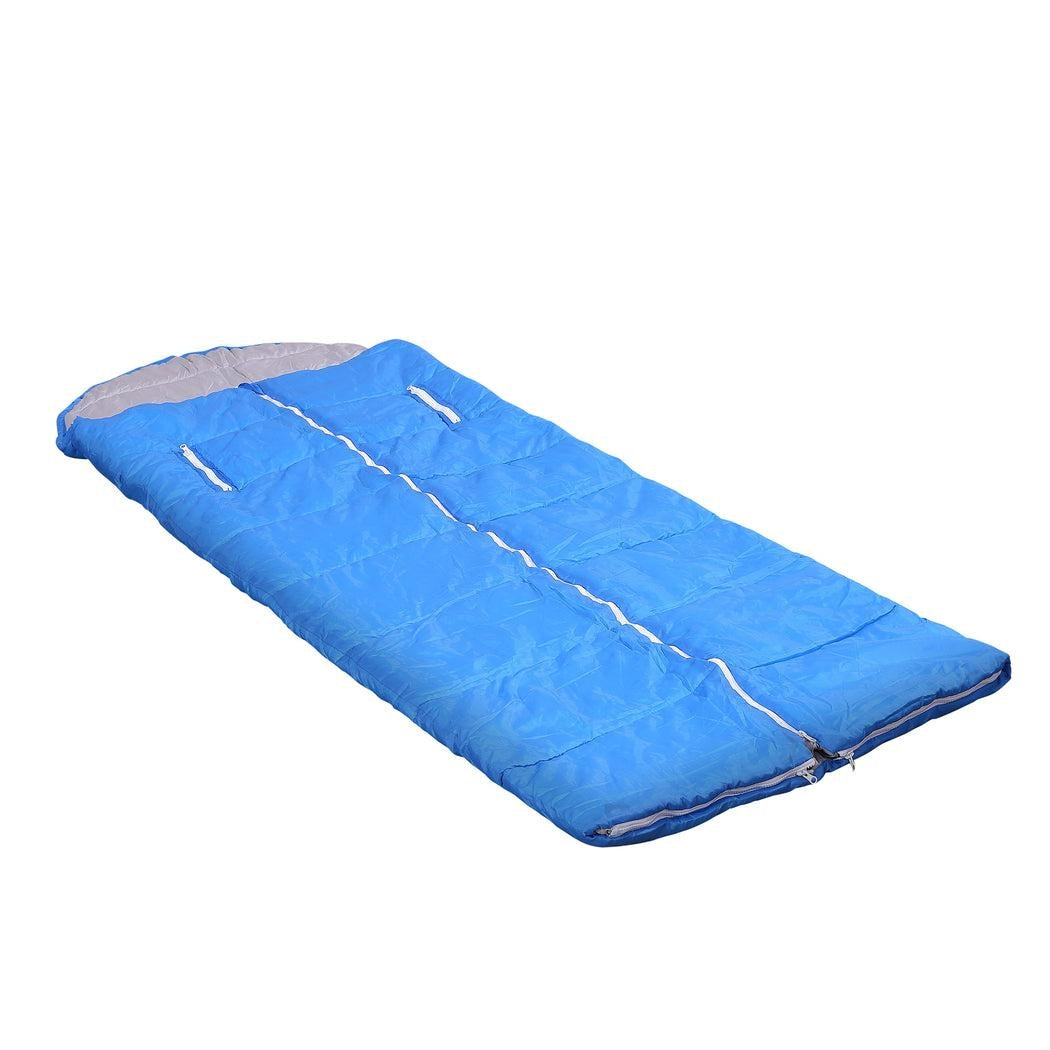 Mountview Sleeping Bag Camping Hiking  Compression Sack Single Outdoor Thermal Deals499