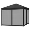 Mountview Gazebo Pop Up Marquee Outdoor Canopy 3x3m Wedding Tent Mesh Side Wall Deals499