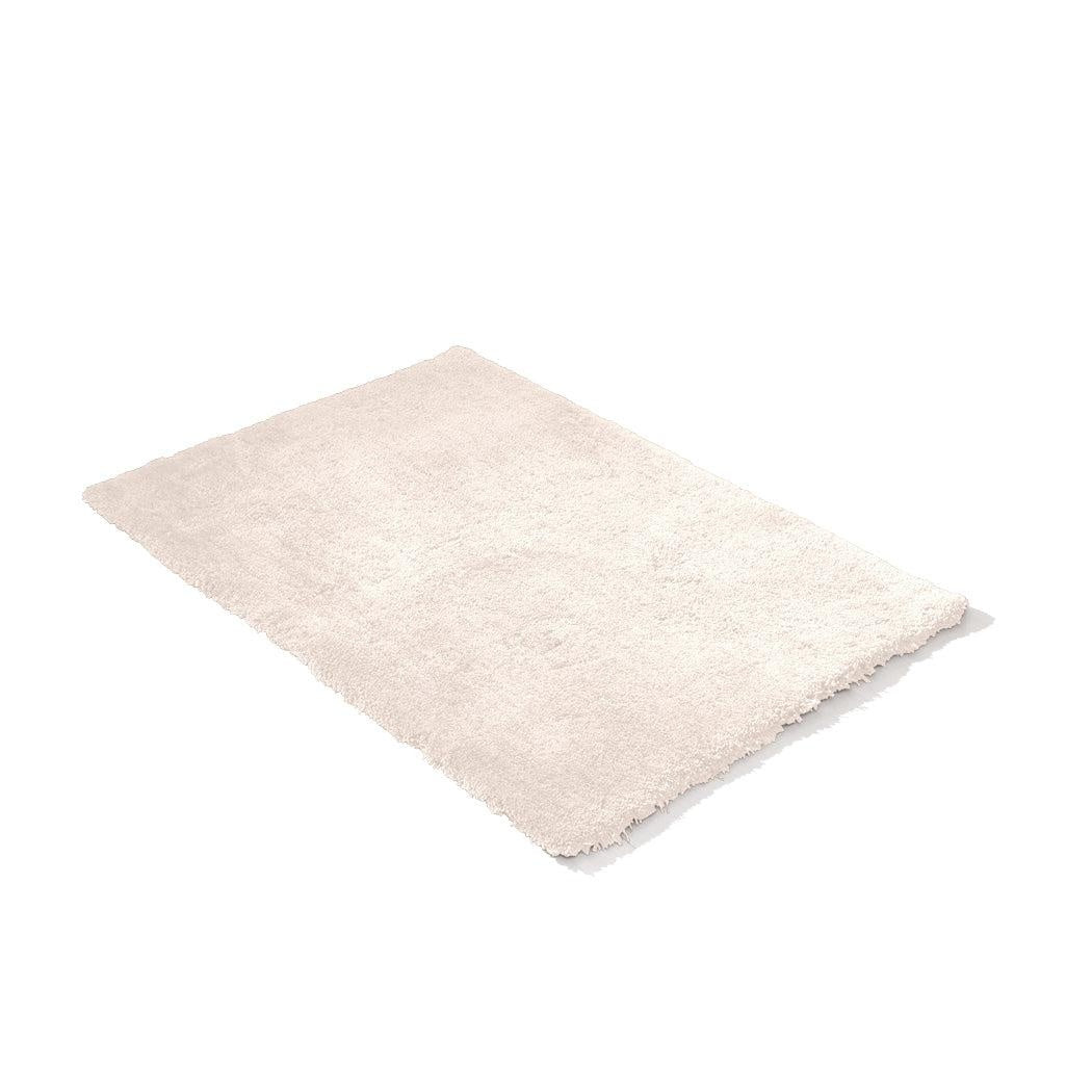 Ultra Soft Anti Slip Rectangle Plush Shaggy Floor Rug Carpet in Beige 200x300cm Deals499