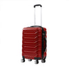 Suitcase Luggage Set 3 Piece Sets Travel Organizer Hard Cover Packing Lock Red Deals499