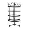 Earring Holder Stand Jewelry Display Hanging Rack Storage Metal Organizer 4 Tier Black Deals499