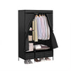 Levede Portable Clothes Closet Wardrobe Black Storage Cloth Organiser Unit Shelf Rack Deals499