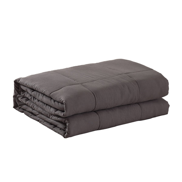 DreamZ Weighted Blanket Heavy Gravity Deep Relax 7KG Adult Double Grey Deals499