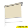 Modern Day/Night Double Roller Blinds Commercial Quality 210x210cm Cream White Deals499