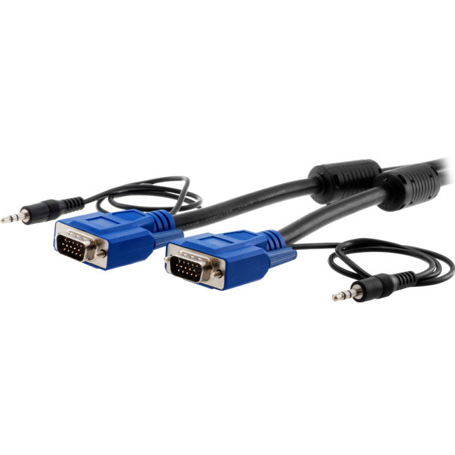 15m SVGA Monitor Cable with 3.5mm Stereo Jack: Male to Male Deals499