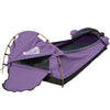 Mountview Double Swag Camping Swags Canvas Dome Tent Hiking Mattress Purple Deals499