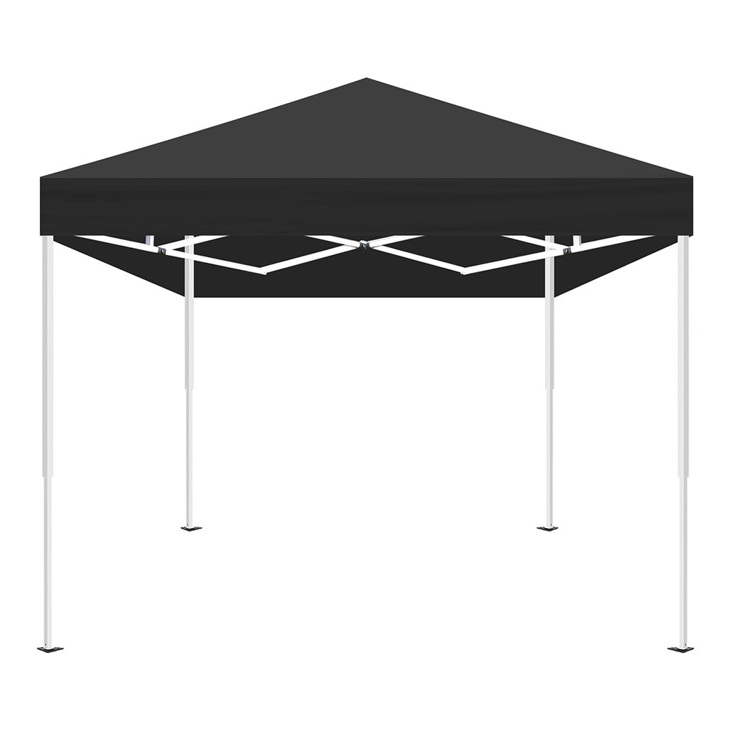 Mountview Gazebo Pop Up Marquee Outdoor Canopy 3x3m Wedding Tent Mesh Side Wall Deals499