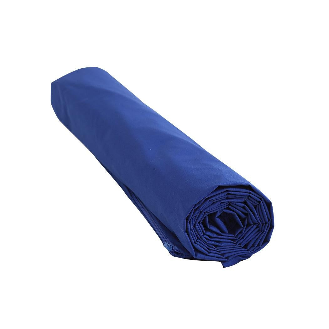 DreamZ 198x122cm Anti Anxiety Weighted Blanket Cover Polyester Cover Only Blue DreamZ