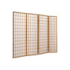 Levede 4 Panel Free Standing Foldable  Room Divider Privacy Screen Wood Frame Deals499