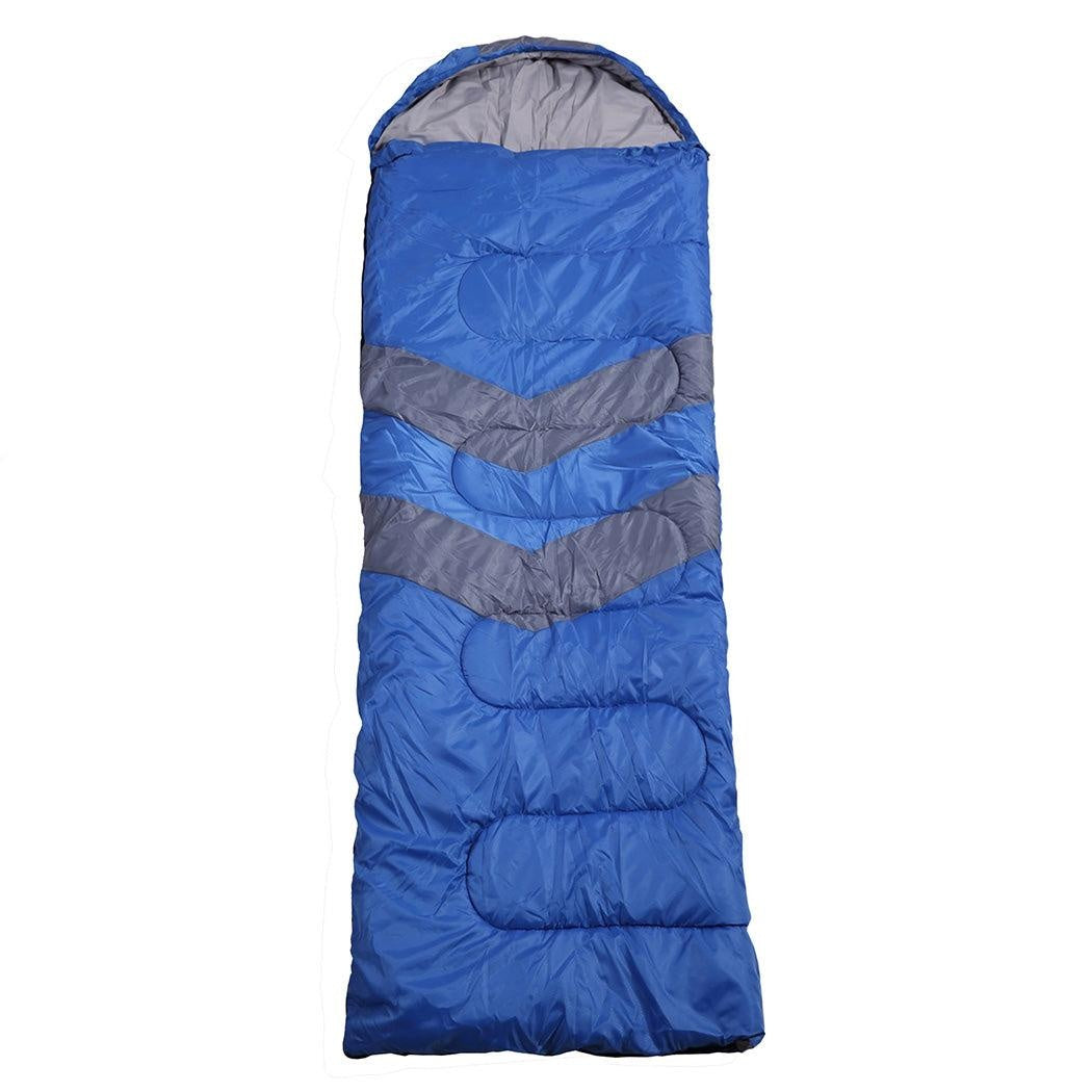 Mountview -20°C Outdoor Camping Thermal Sleeping Bag Envelope Tent Hiking Blue Deals499