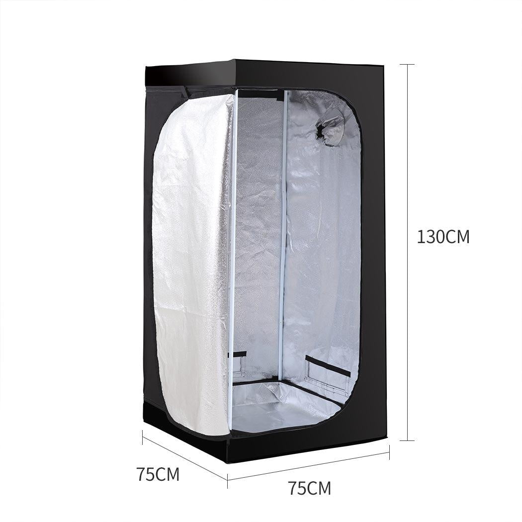 Garden Hydroponics Grow Room Tent Reflective Aluminum Oxford Cloth 75x75x130cm Deals499