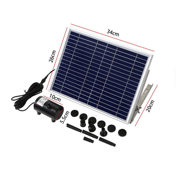 Solar Fountain Water Pump Kit Pond Pool Submersible Outdoor Garden 15W Deals499