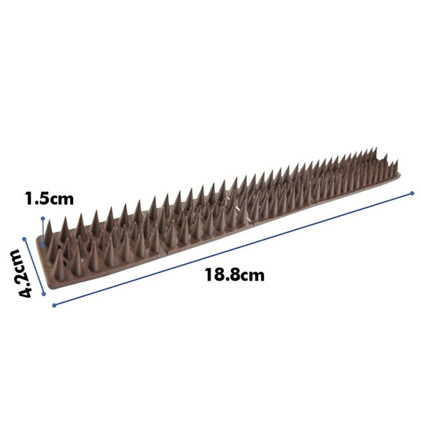 10x Bird Spikes Human Cat Possum Mouse Pest Control Spiked Fence Wall Deterrent Deals499