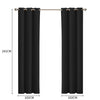 DreamZ Blockout Curtain Blackout Curtains Eyelet Room 102x241cm Black Deals499