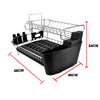 Stainless Steel Kitchen Dish Rack Dishrack Cup Dish Drainer Plate Tray Holder Deals499