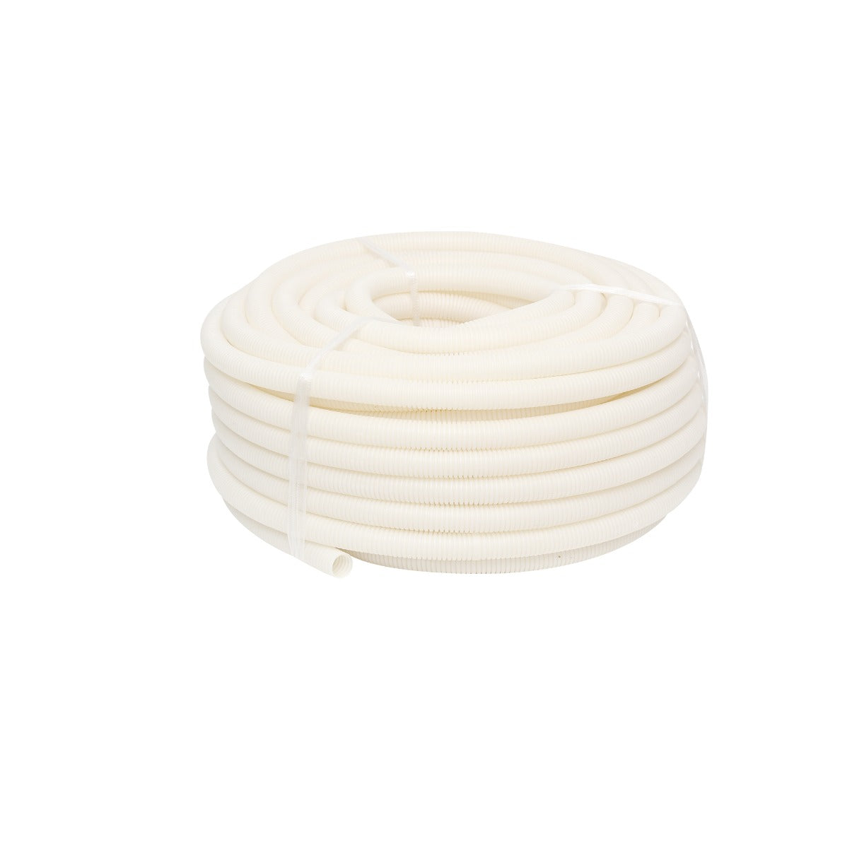 4C | 50mm Corrugated Conduit Medium Duty White 25 meter/roll Deals499