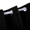 DreamZ Blockout Curtain Blackout Curtains Eyelet Room 102x241cm Black Deals499