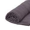 DreamZ 9KG Weighted Blanket Promote Deep Sleep Anti Anxiety Single Dark Grey Deals499