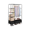 Levede Portable Clothes Closet Wardrobe Black Storage Cloth Organiser Unit Shelf Rack Deals499