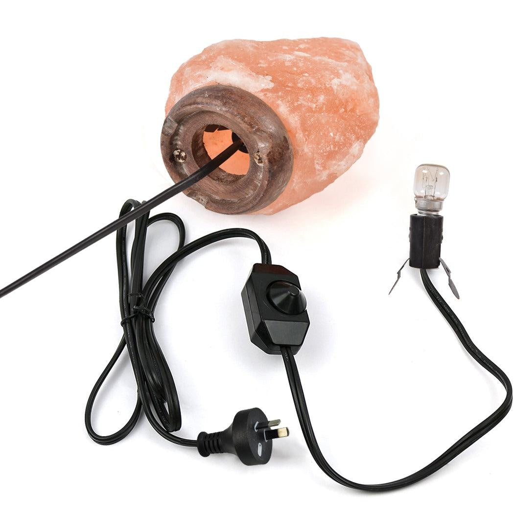 2-3 kg Himalayan Salt Lamp Rock Crystal Natural Light Dimmer Switch Cord Globes Deals499