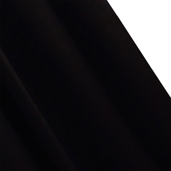 2x Blockout Curtains Panels 3 Layers Eyelet Room Darkening 132x160cm Black Deals499