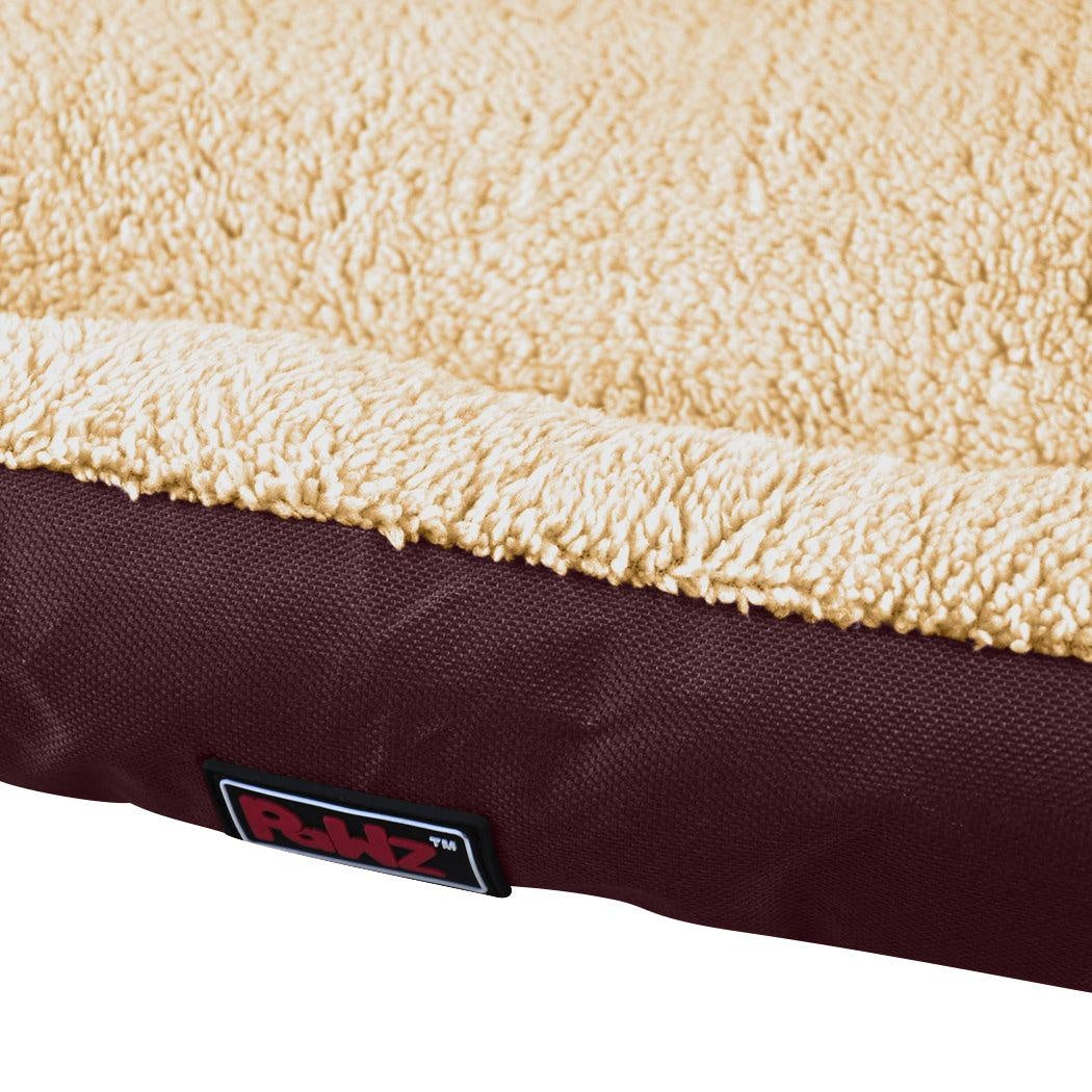 PaWz Pet Bed Mattress Dog Cat Pad Mat Cushion Soft Winter Warm 2X Large Brown Deals499