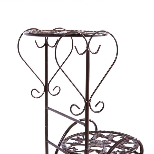 Levede Plant Stand Outdoor Indoor Metal Flower Pots Rack Corner Planter Shelf Deals499