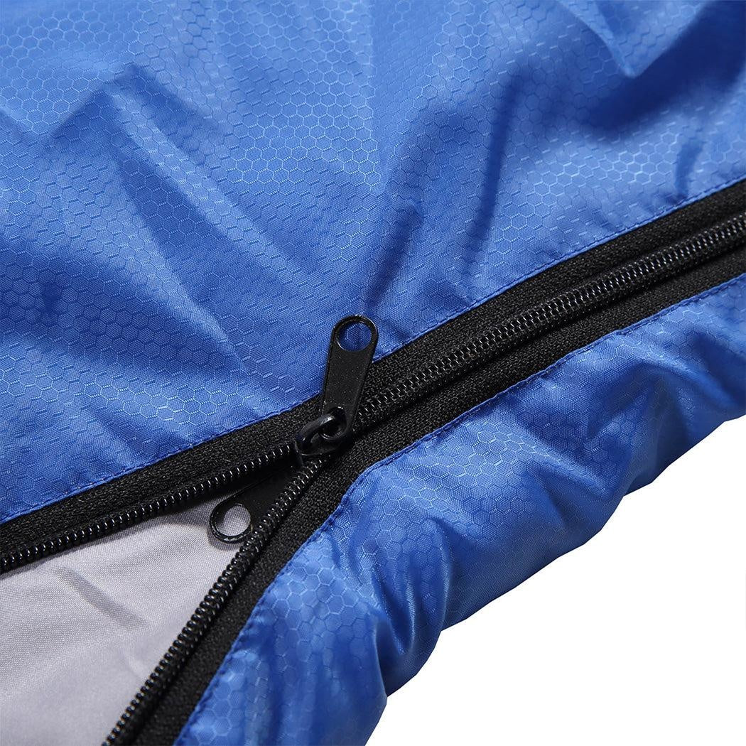 Mountview -20°C Outdoor Camping Thermal Sleeping Bag Envelope Tent Hiking Blue Deals499