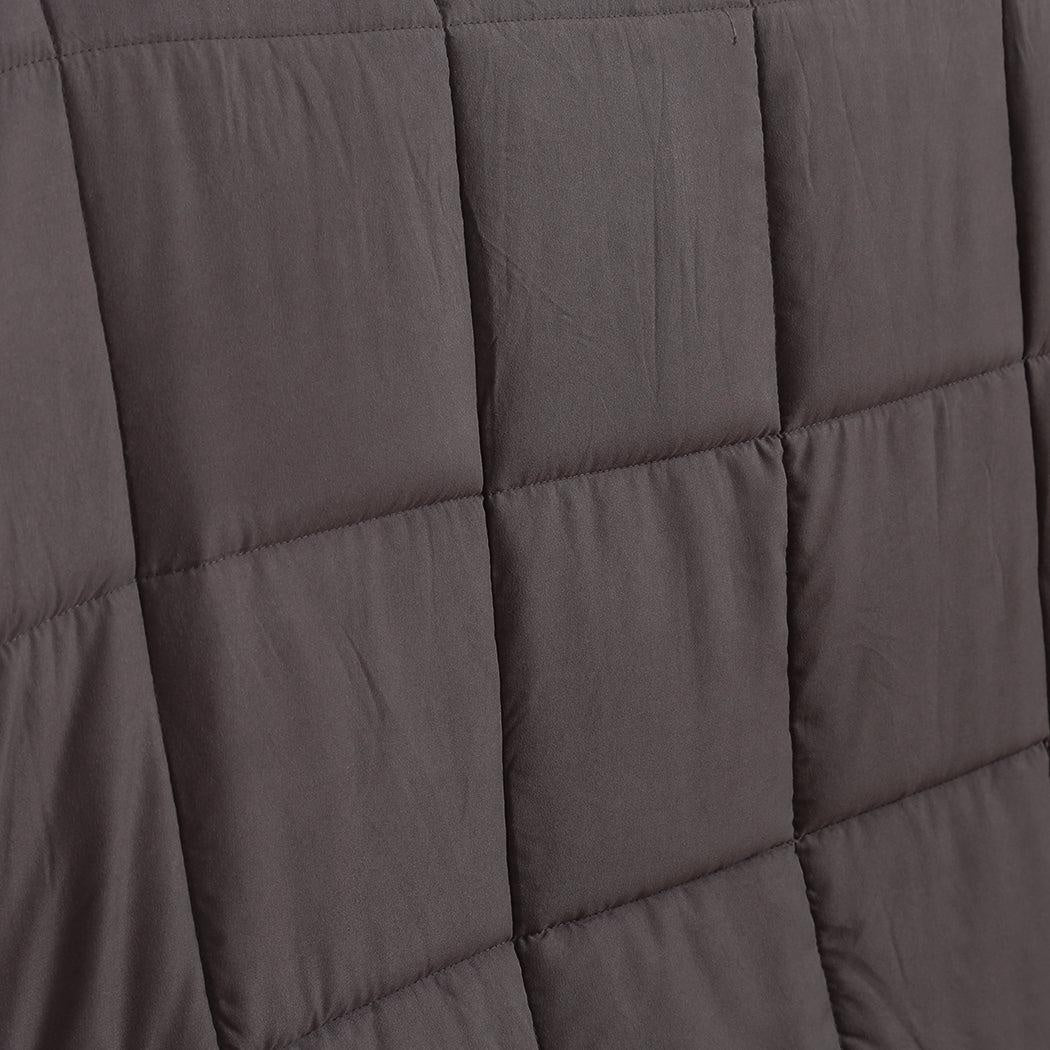 DreamZ Weighted Blanket Heavy Gravity Deep Relax 2.3KG Adult Kids Grey Deals499