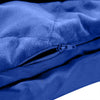 DreamZ 9KG Adults Size Anti Anxiety Weighted Blanket Gravity Blankets Royal Blue Deals499