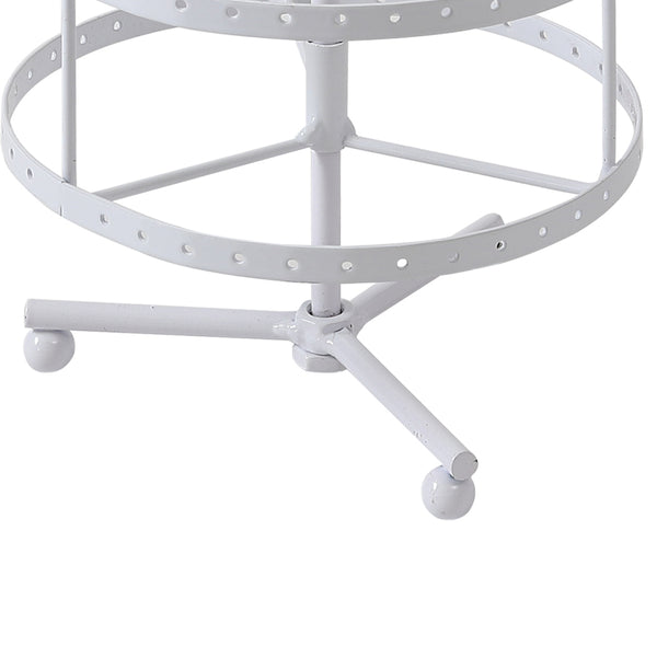 Earring Holder Stand Jewelry Display Hanging Rack Storage Metal Organizer 4 Tier White Deals499