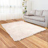 Ultra Soft Anti Slip Rectangle Plush Shaggy Floor Rug Carpet in Beige 200x300cm Deals499