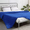 DreamZ Weighted Blanket 10KG Heavy Gravity Deep Relax Adults Cotton Cover Blue Deals499