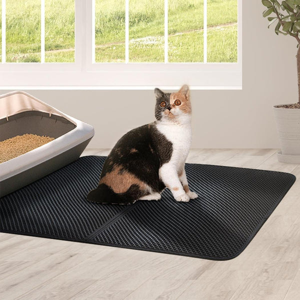 Large Waterproof Double Layer Cat Litter Mat Trapper Foldable Pad Pet Rug Pads Deals499