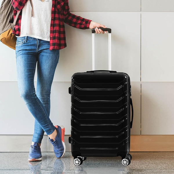 Suitcase Luggage Set 3 Piece Sets Travel Organizer Hard Cover Packing ...