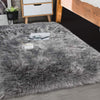 Floor Rugs Sheepskin Shaggy Rug Area Carpet Bedroom Living Room Mat 80X150 Grey Deals499