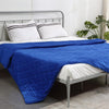 DreamZ 198x122cm Anti Anxiety Weighted Blanket Cover Polyester Cover Only Blue DreamZ