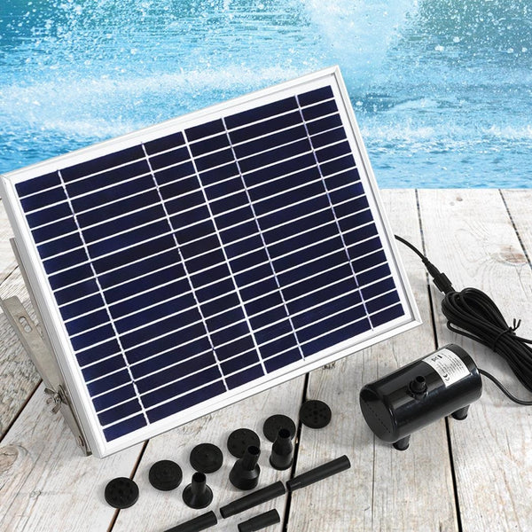 Solar Fountain Water Pump Kit Pond Pool Submersible Outdoor Garden 15W Deals499