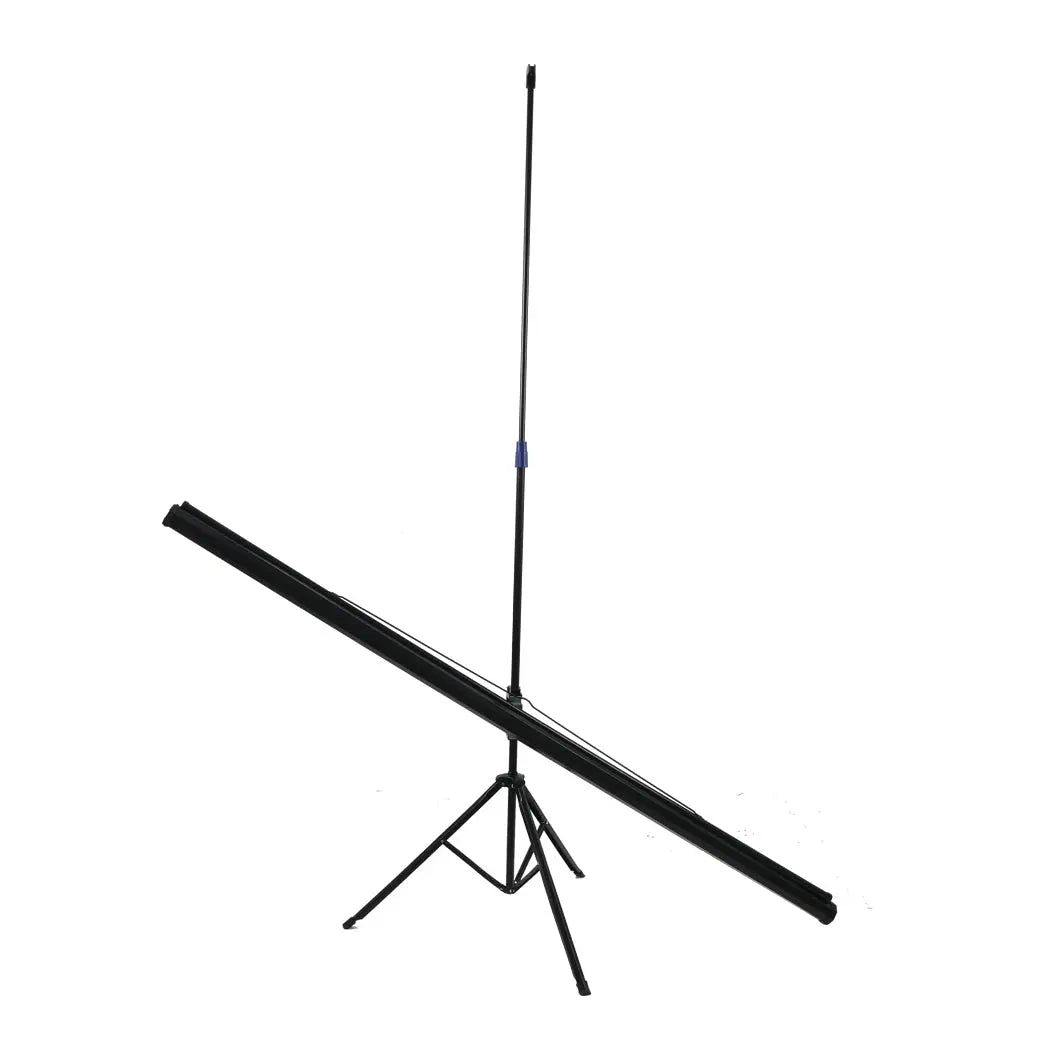 100 Inch Projector Screen Tripod Stand Home Pull Down Outdoor Screens Cinema 3D Deals499