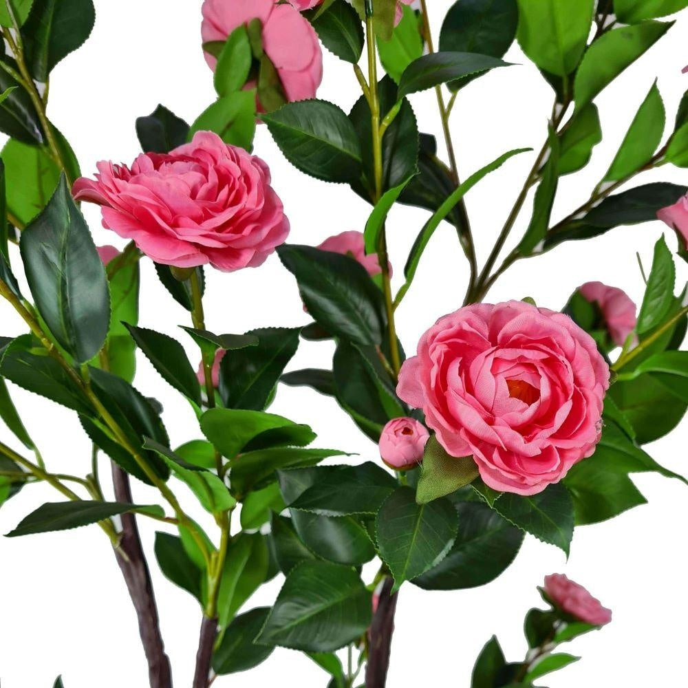 Flowering Natural Pink Artificial Camellia Tree 180cm Deals499