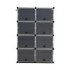 Cube Cabinet DIY Shoe Storage Cabinet Organiser Rack Shelf Stackable 8 Tier Deals499