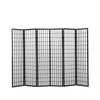 Levede 6 Panel Free Standing Foldable  Room Divider Privacy Screen Black Frame Deals499