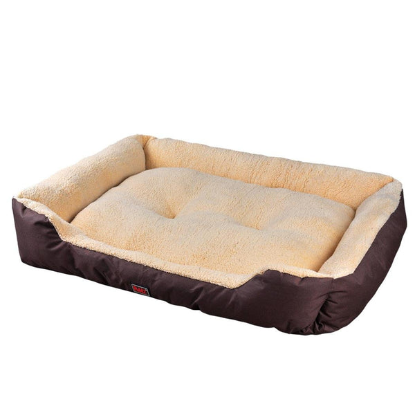 PaWz Pet Bed Mattress Dog Cat Pad Mat Cushion Soft Winter Warm 2X Large Brown Deals499