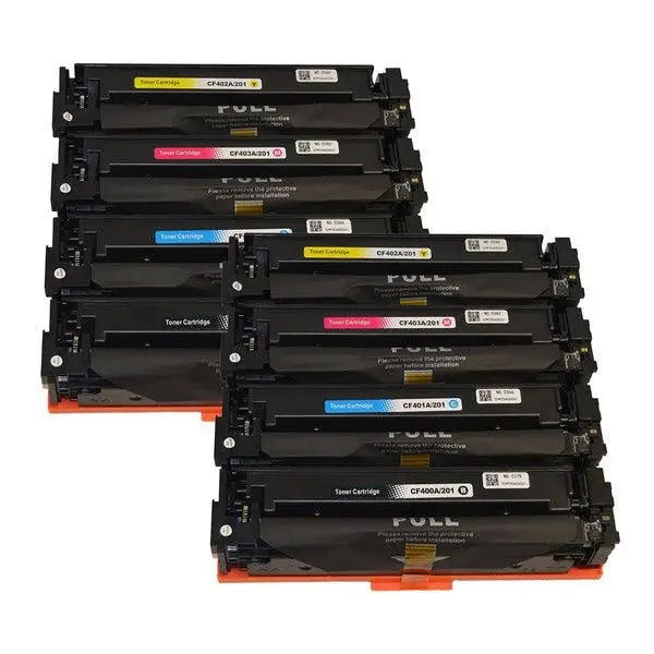 #201A Series Premium Generic Toner Cartridge set x 2 (8 cartridges) HP