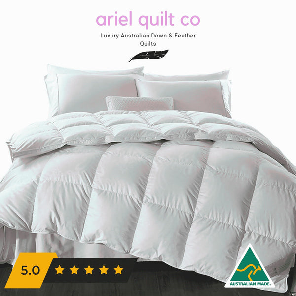 Ariel Miracle 95percent Goose Down 5percent Goose Feather Quilt Single Deals499