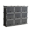 Cube Cabinet Shoe Storage Cabinet Organiser Shelf Stackable DIY 6 Tier 3 Column Deals499