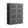 Cube Cabinet DIY Shoe Storage Cabinet Organiser Rack Shelf Stackable 8 Tier Deals499