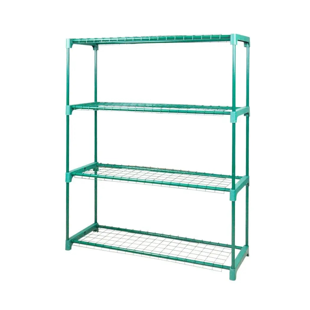 2x 4 Tier Plant Shelve Garden Greenhouse Steel Storage Shelving Frame Stand Rack Deals499