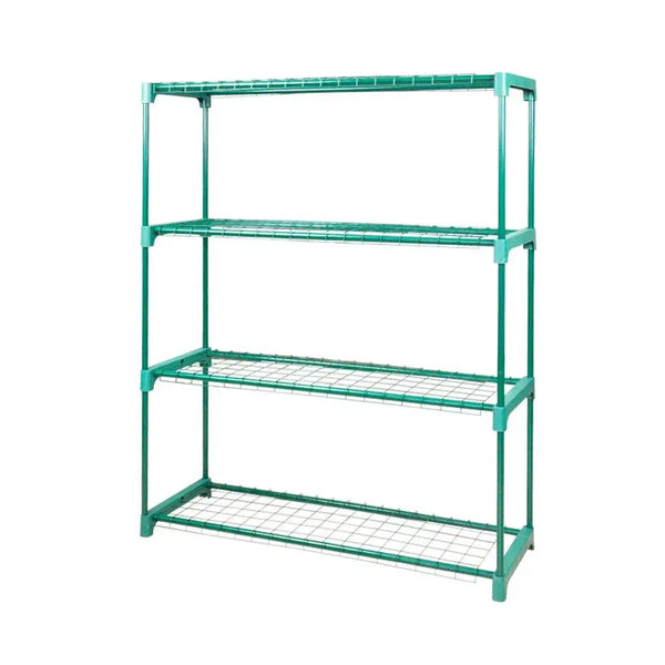 2x 4 Tier Plant Shelve Garden Greenhouse Steel Storage Shelving Frame Stand Rack Deals499